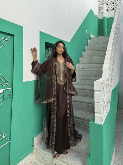 جلابية الهيبة التراثية - بني