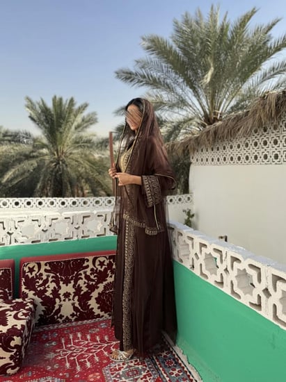 جلابية الهيبة التراثية - بني