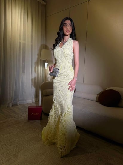 فستان بريق الليمون