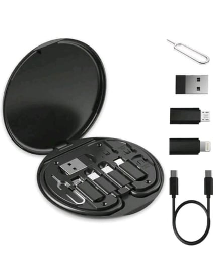 مجموعة ادوات الشحن للسفر 5 في 1