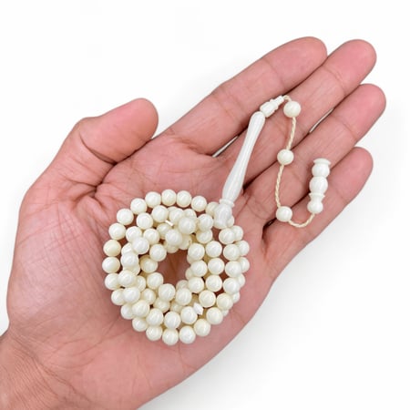 سبحة عظم جمل طبيعي 99