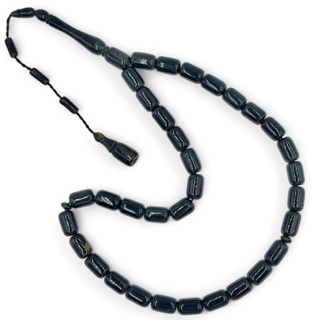 سبحة يسر طبيعي فاخر - المرجان الاسود - 8 ملي