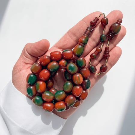 سبحة فاتوران الماني صب جديد - 41 خرزة 12 ملي