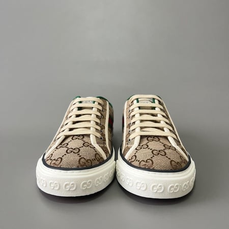 Gucci Tennis 1977 logo-embroidered canvas sneakers