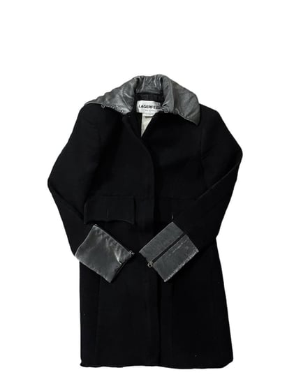 Lagerfield long black jacket