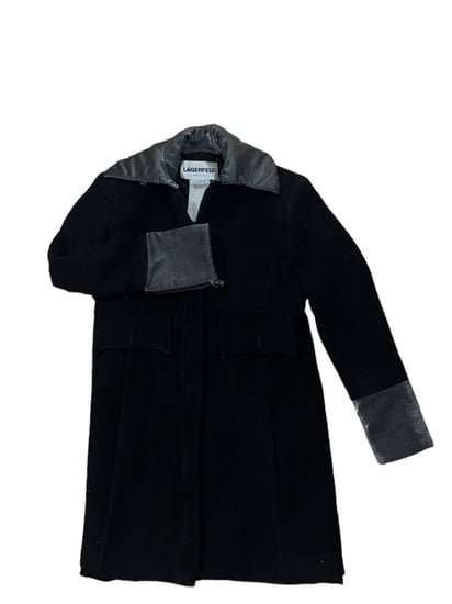 Lagerfield long black jacket