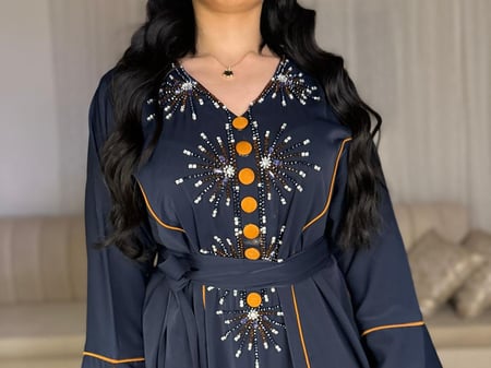 جلابية كحلي شك