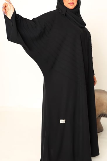 عباية كويتي سادة ساترة واسعة