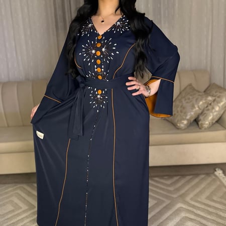 جلابية كحلي شك