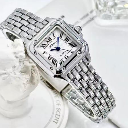 ساعة ستانلس ستيل نسائية