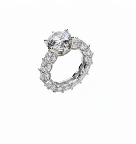 خاتم مرصع بالالماس