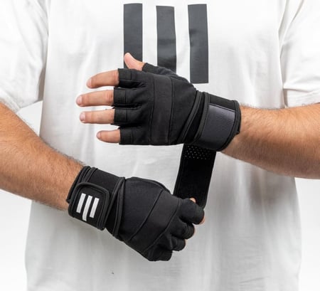قفاز تمارين بربطة معصم