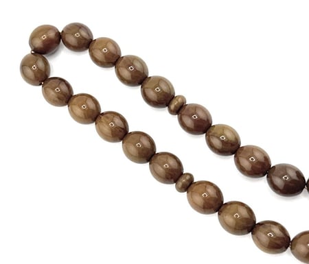 سبحة مسك الغزال (البني)