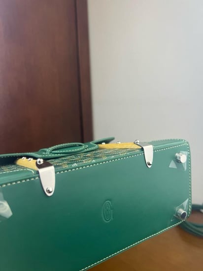 Goyardine Saigon satchel Green