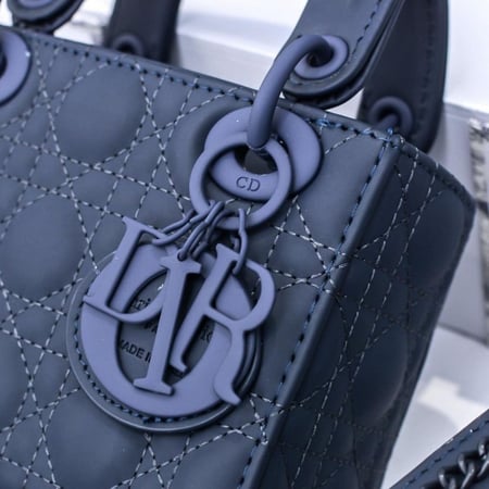 Mini lady Dior Dark blue