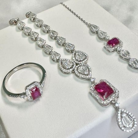 طقم ز ارا فضة 925