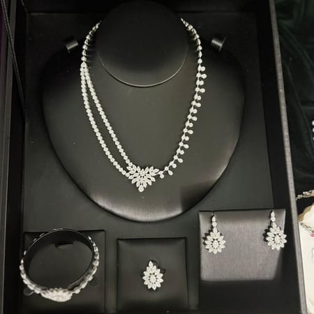 طقم لامير فضة