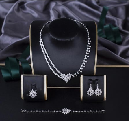 طقم لامير فضة