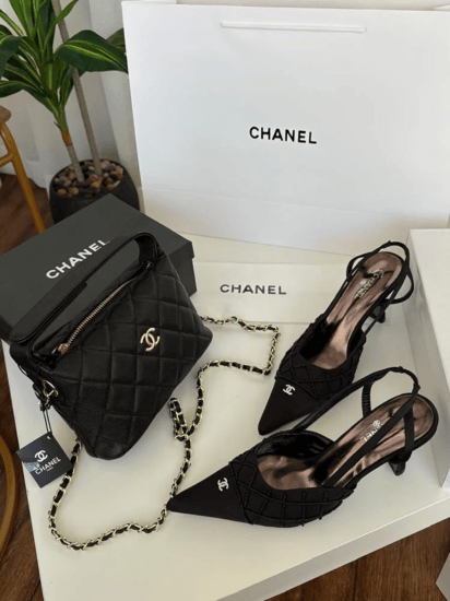 شنطة+كعب شانيل