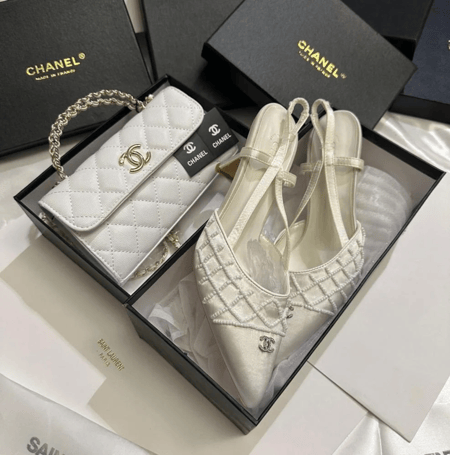 شنطة+كعب شانيل