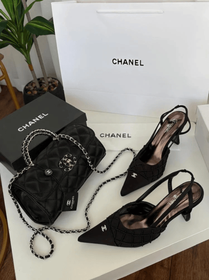 شنطة+كعب شانيل