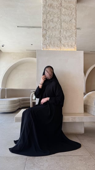 عباية نص كلوش دقات