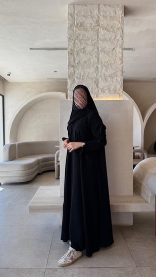 عباية نص كلوش شك