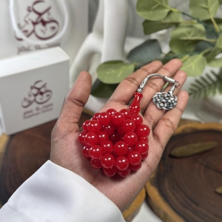 مسباح فاتوران كرزي طريزونة فضة