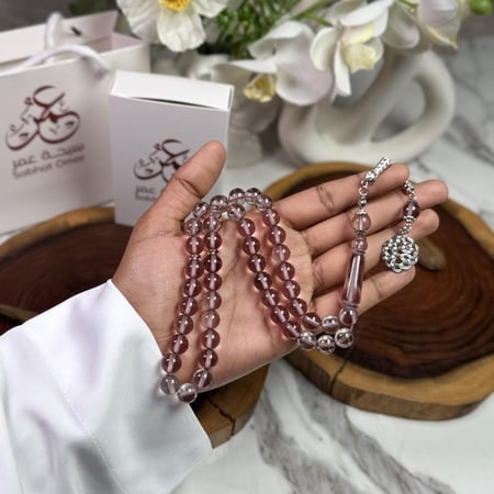 مسباح بكلايت شفاف فخم