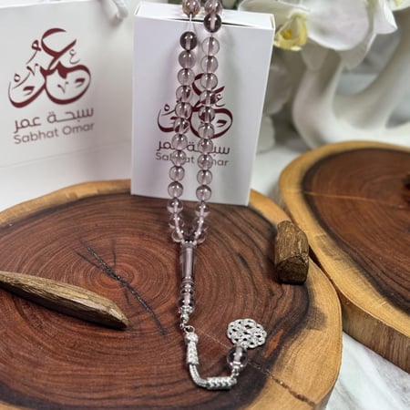 مسباح بكلايت شفاف فخم