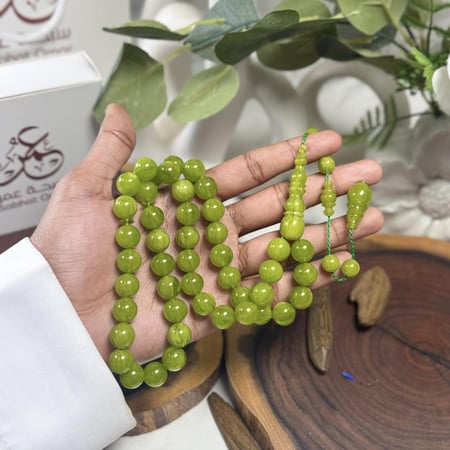 مسباح فاتوران اخضر معرق تمليكة