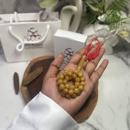 مسباح بكلايت اصفر كركوشة