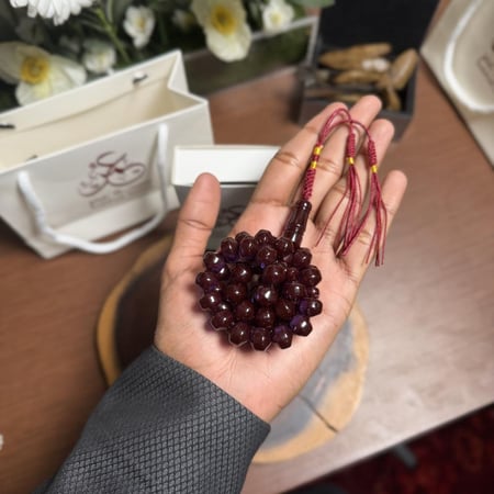 مسباح زعفراني خزامي حرباء قص خليجي