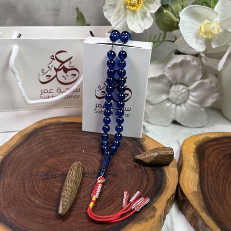 مسباح بكلايت أزرق كركوشة تفصال يدوي