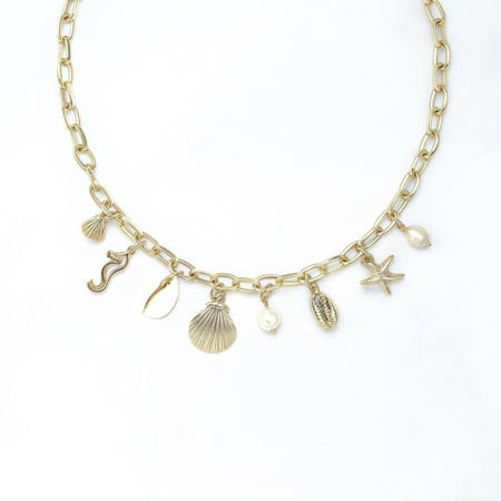 سلسال صدف مطلي