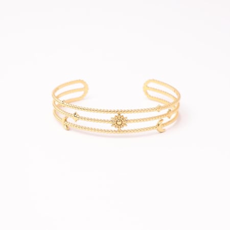 Moon & sun bracelet