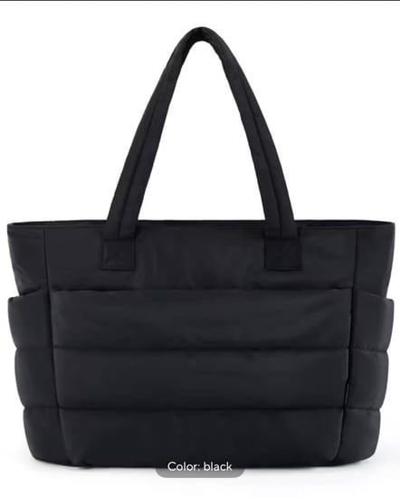 Puffy Tote Bag - بفي توتي باق