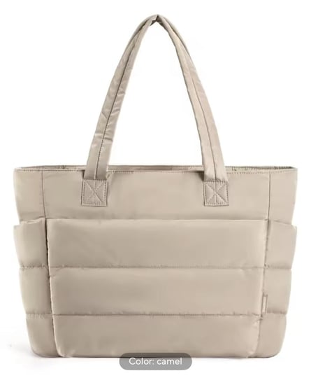 Puffy Tote Bag - بفي توتي باق