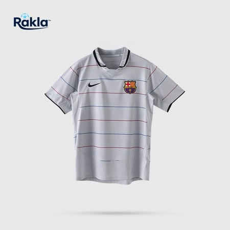 تيشيرت برشلونة الأحتياطي 2003 ريترو هوم ابيض