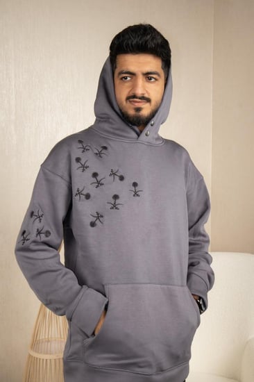 هودي سيفين ونخلة - تطريز