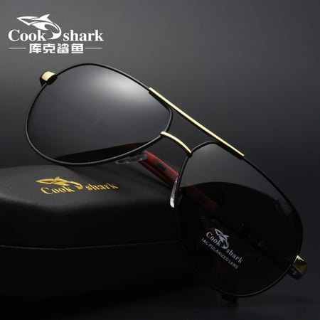 Cooshark-نظارات شمسية للرجال مناسبة للقيادة