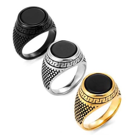 خاتم رجالي ستيل 12