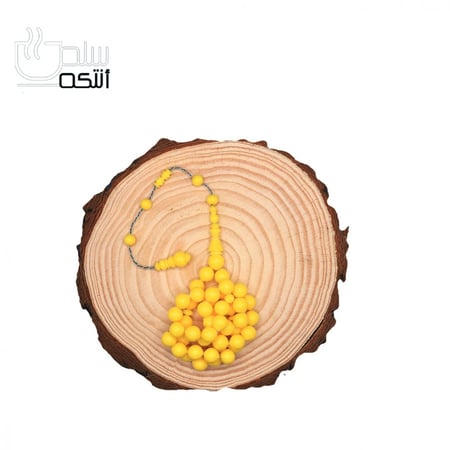 سبحة بلياردو اصفر