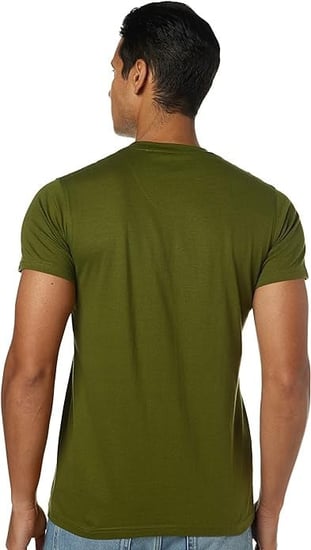 تي شيرت بقبة دائرية مطبوع للرجال من دينيكلو size-XL