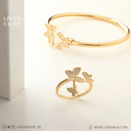 سوار و خاتم انيق زركون