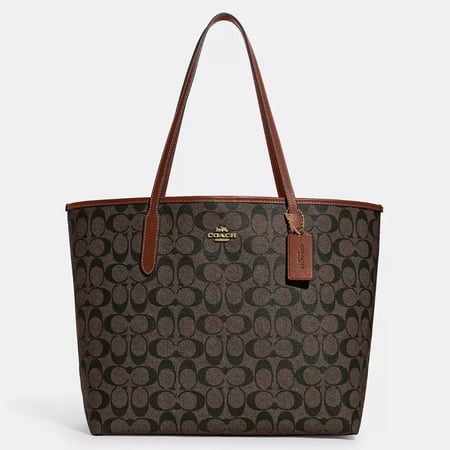 City Tote In Signature Canvas