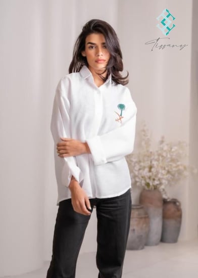 قميص سيفين ونخلة ملكي