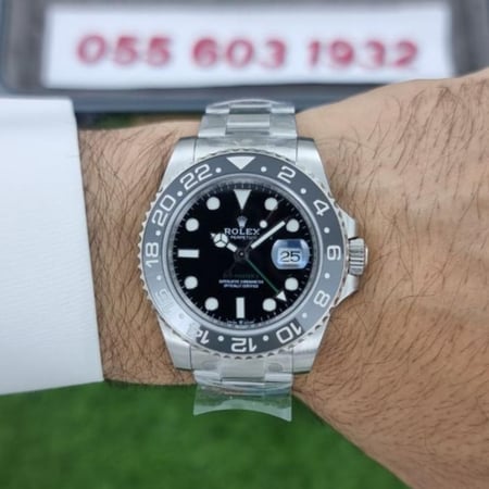 ساعة رولكس جي ام تي رجالي ماستر تو - بروس واين 40 ملم