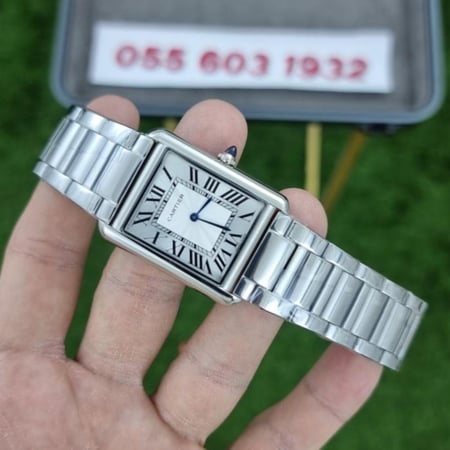 ساعة كارتير تانك ستيل