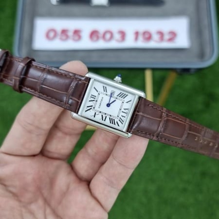 شراء ساعة كارتير تانك جلد